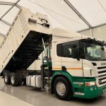 Scania P270 10 Tyre Day Cab Bulk Tipper with Crane - thumbnail
