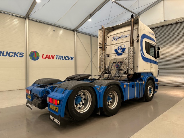 Scania R580 6×2 10 Tyre Rear Lift Tractor Unit PTO