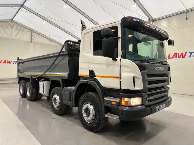 Scania P400 8×4 Rest Cab Steel Tipper