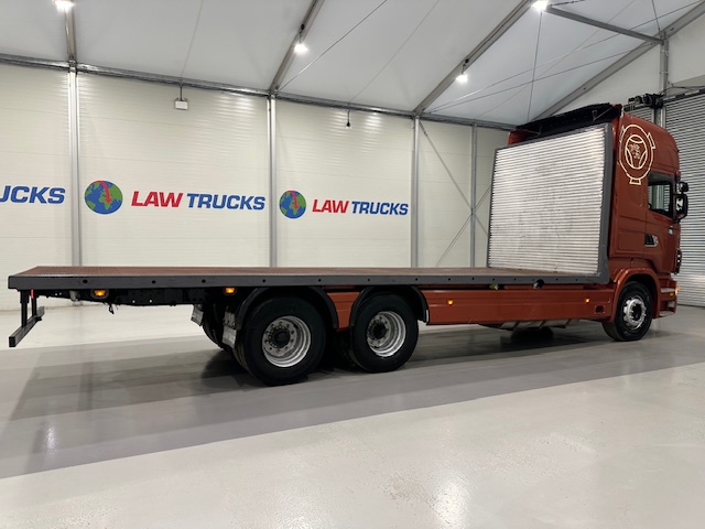 Scania R420 6×2 10 Tyre Rear Lift Flatbed Manual