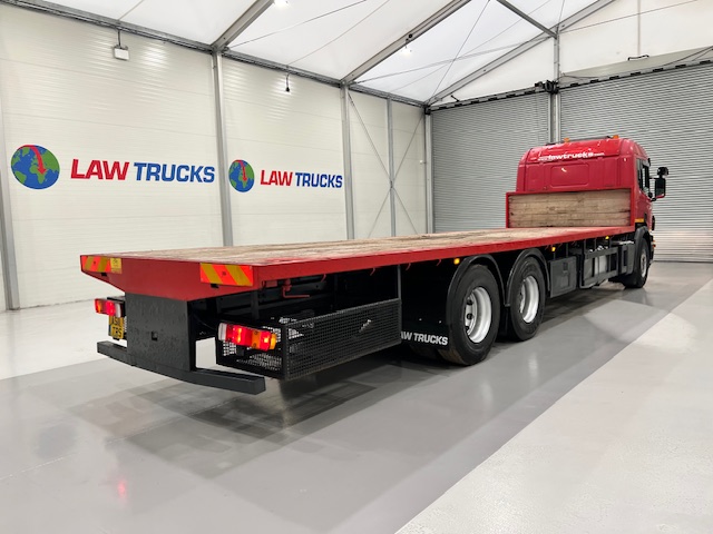 Scania P320 6×2 10 Tyre Rear Lift Flatbed