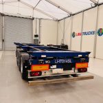 Montracon Tri Axle Sliding Skeletal Trailer BPW - thumbnail