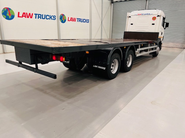 Scania R420 10 Tyre Rear Lift Flatbed