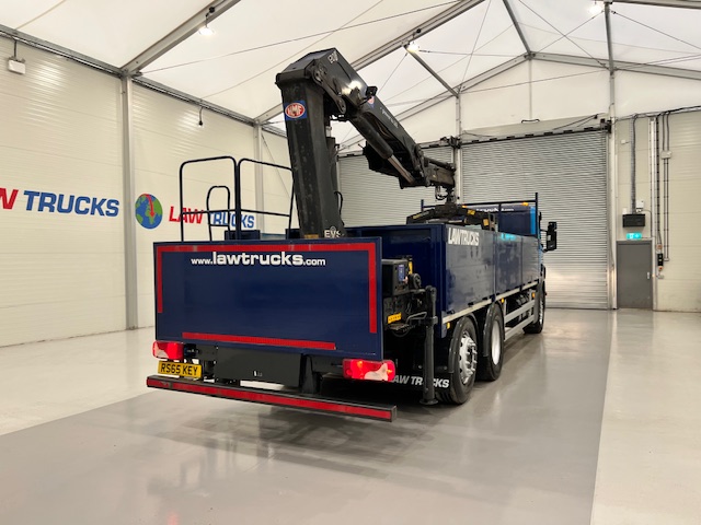 Scania P280 6×2 Rear Lift Dropside Brick Grab