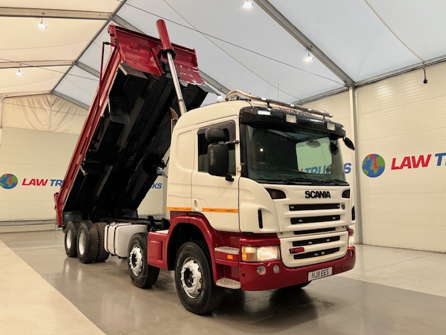 Scania P400 8×4 Sleeper Cab Steel Tipper