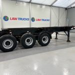 Dennison Tri Axle Sliding Skeletal Trailer BPW - thumbnail