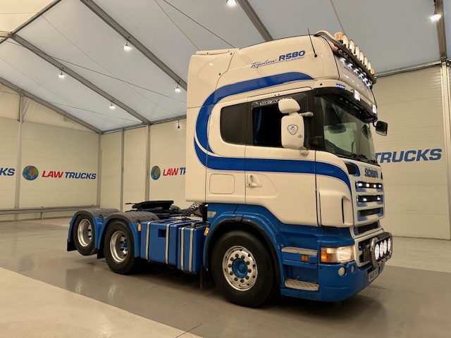 Scania R580 6×2 10 Tyre Rear Lift Tractor Unit PTO