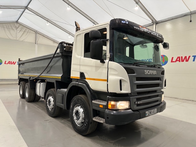 Scania P400 8×4 Rest Cab Steel Tipper