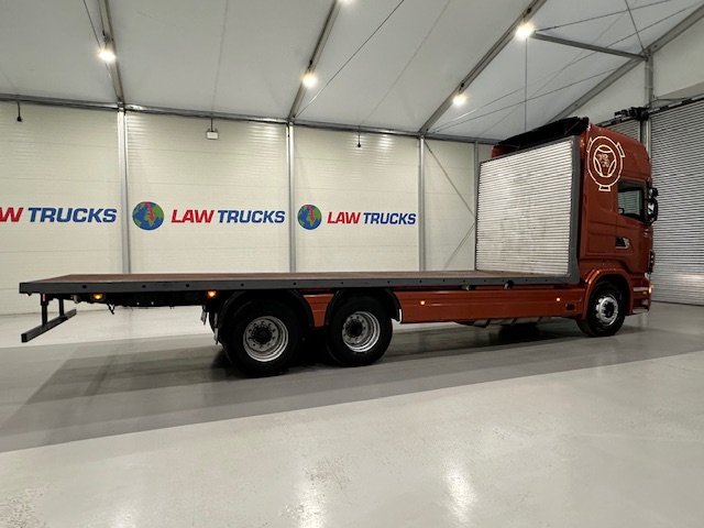 Scania R420 6×2 10 Tyre Rear Lift Flatbed Manual