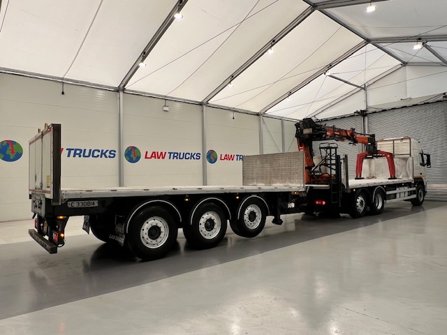 Volvo FM 450 Dropside Brick Grab Drawbar
