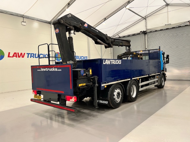 Scania P280 6×2 Rear Lift Dropside Brick Grab