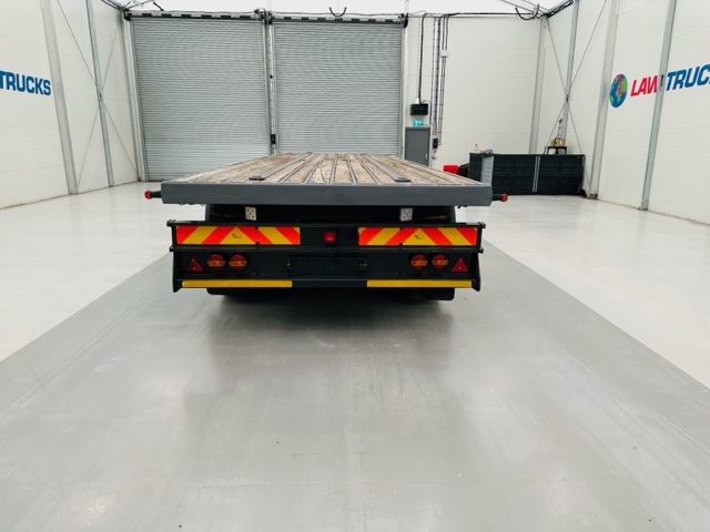 Fruehauf  Tri Axle Flatbed Drawbar Trailer