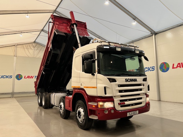 Scania P400 8×4 Sleeper Cab Steel Tipper