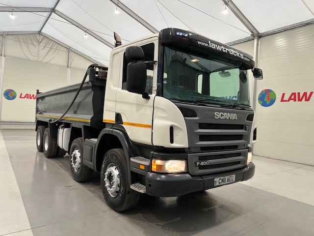 Scania P400 8×4 Rest Cab Steel Tipper