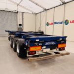 Montracon Tri Axle Sliding Skeletal Trailer BPW - thumbnail