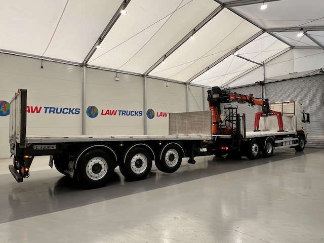 Volvo FM 450 Dropside Brick Grab Drawbar