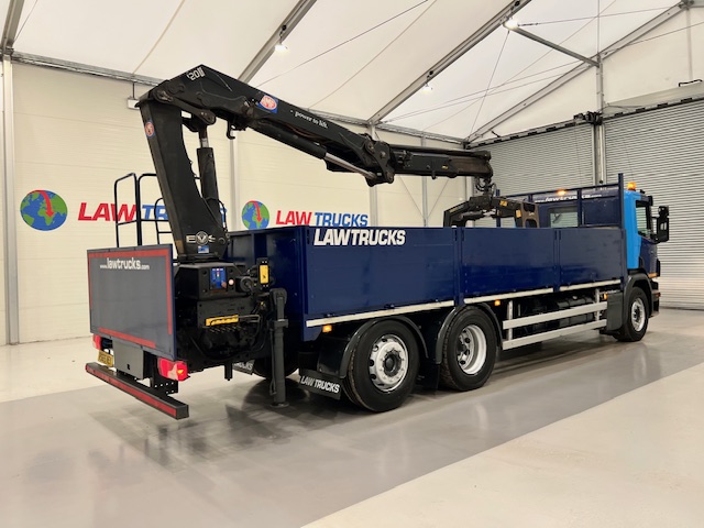 Scania P280 6×2 Rear Lift Dropside Brick Grab