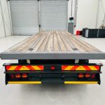 Fruehauf  Tri Axle Flatbed Drawbar Trailer - thumbnail