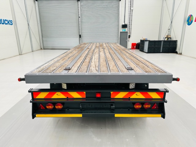 Fruehauf  Tri Axle Flatbed Drawbar Trailer