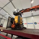Montracon Tri Axle Flatbed Brick Grab Trailer - thumbnail