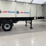 Dennison Tri Axle Sliding Skeletal Trailer BPW - thumbnail
