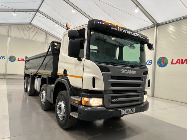 Scania P400 8×4 Rest Cab Steel Tipper