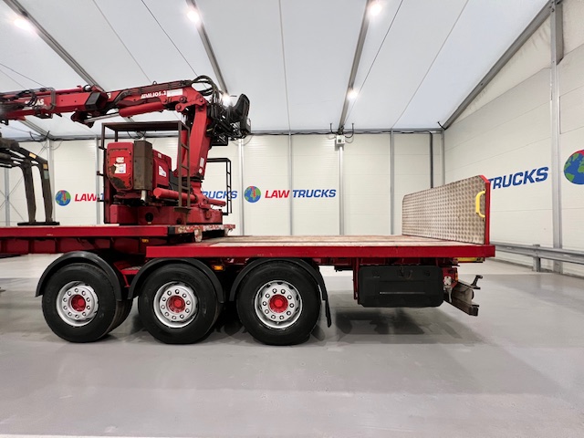 Corus Tri Axle Flatbed Brick Grab Trailer