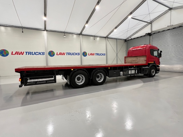 Scania P320 6×2 10 Tyre Rear Lift Flatbed