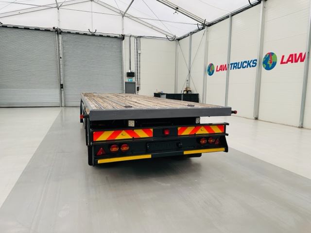 Fruehauf  Tri Axle Flatbed Drawbar Trailer