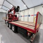 Corus Tri Axle Flatbed Brick Grab Trailer - thumbnail