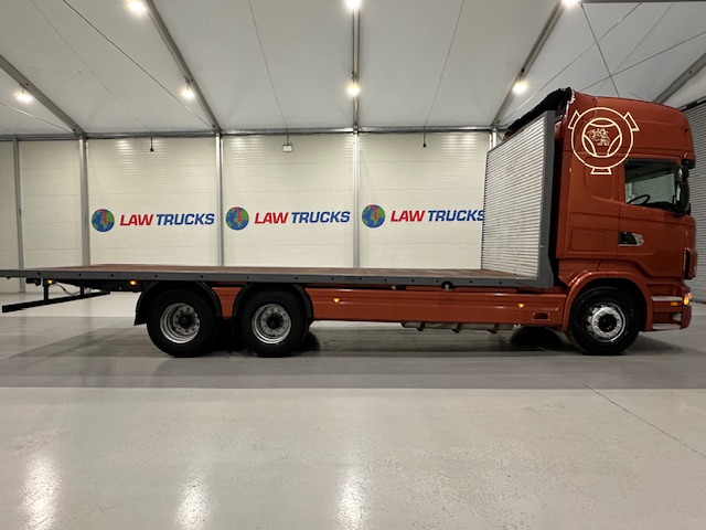 Scania R420 6×2 10 Tyre Rear Lift Flatbed Manual