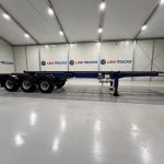 Dennison Tri Axle Sliding Skeletal Trailer BPW - thumbnail