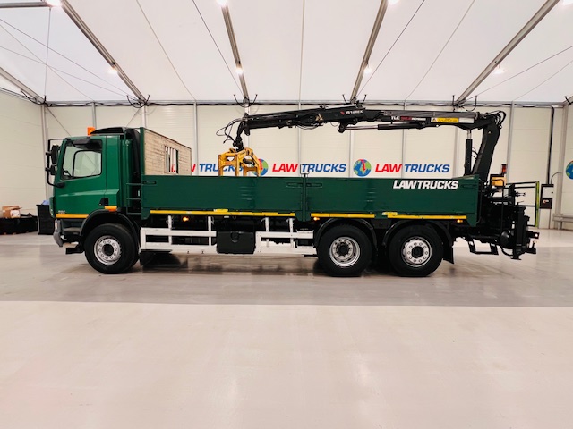 DAF CF75 310 Rear Lift Day Cab Dropside Brick Grab