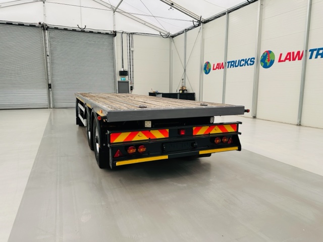 Fruehauf  Tri Axle Flatbed Drawbar Trailer