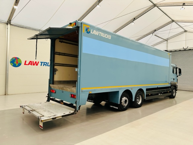 MAN TGS 26.360 6×2 Sleeper Cab Box Van