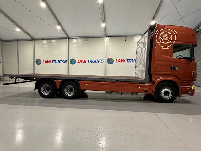 Scania R420 6×2 10 Tyre Rear Lift Flatbed Manual