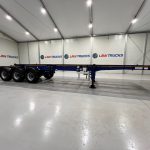 Dennison Tri Axle Sliding Skeletal Trailer BPW - thumbnail