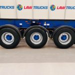 Montracon Tri Axle Sliding Skeletal Trailer BPW - thumbnail
