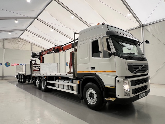 Volvo FM 450 Dropside Brick Grab Drawbar