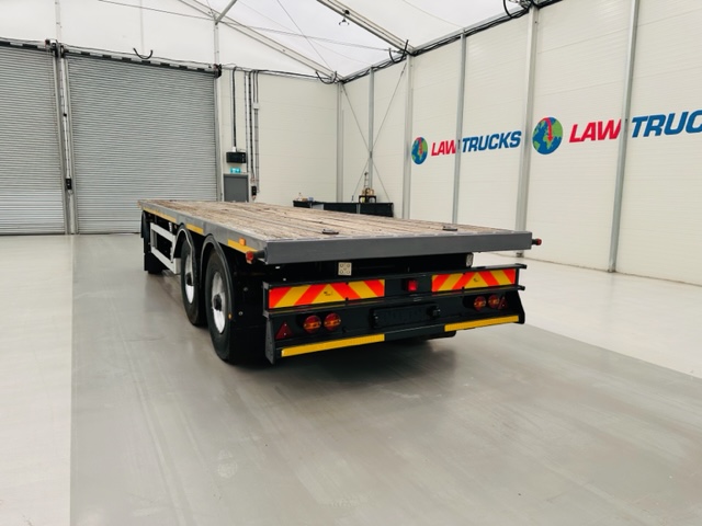 Fruehauf  Tri Axle Flatbed Drawbar Trailer