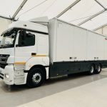 Mercedes 2543 6×2 10 Tyre Rear Lift Sleeper Cab Box Van - thumbnail