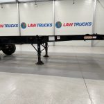 Dennison Tri Axle Sliding Skeletal Trailer BPW - thumbnail
