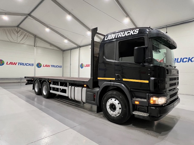 Scania P94 300 6×2 10 Tyre Rear Lift Flatbed