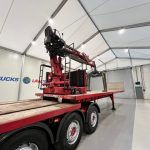 Corus Tri Axle Flatbed Brick Grab Trailer - thumbnail