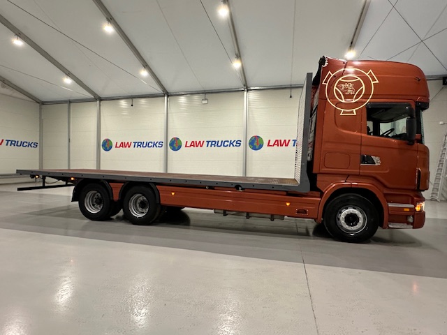 Scania R420 6×2 10 Tyre Rear Lift Flatbed Manual