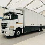 Mercedes 2543 6×2 10 Tyre Rear Lift Sleeper Cab Box Van - thumbnail