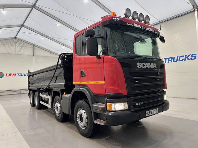Scania G410 8×4 Sleeper Cab Steel Tipper
