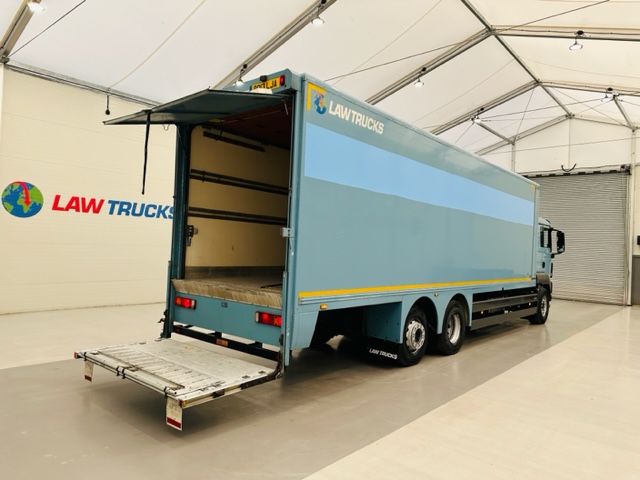 MAN TGS 26.360 6×2 Sleeper Cab Box Van
