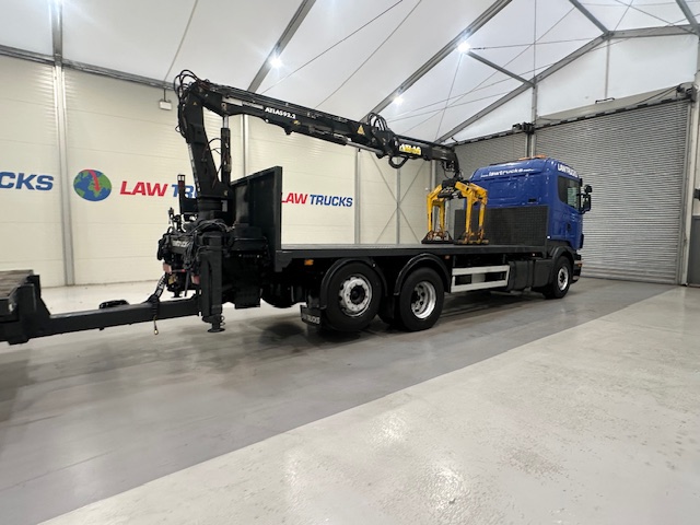 Scania R420 6×2 Rear Lift Brick Grab Drawbar