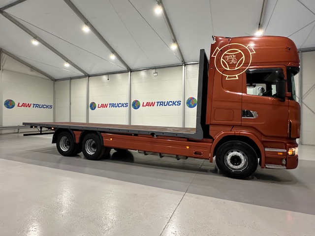 Scania R420 6×2 10 Tyre Rear Lift Flatbed Manual
